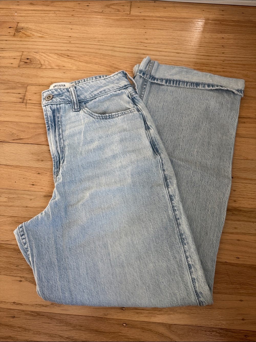 Light Wash women’s Jeans - ultra high rise baggy